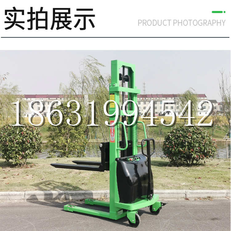 澄江县电动叉车堆高车液压铲车电瓶1吨2吨站驾步行式小型全自动叉车